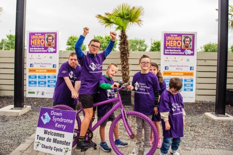 Fundraising cycle for the Kerry branch of Down Syndrome Ireland