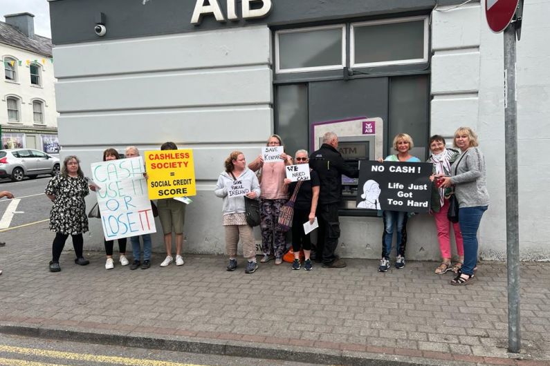 Protests organised against AIB&rsquo;s decision to turn some Kerry branches cashless