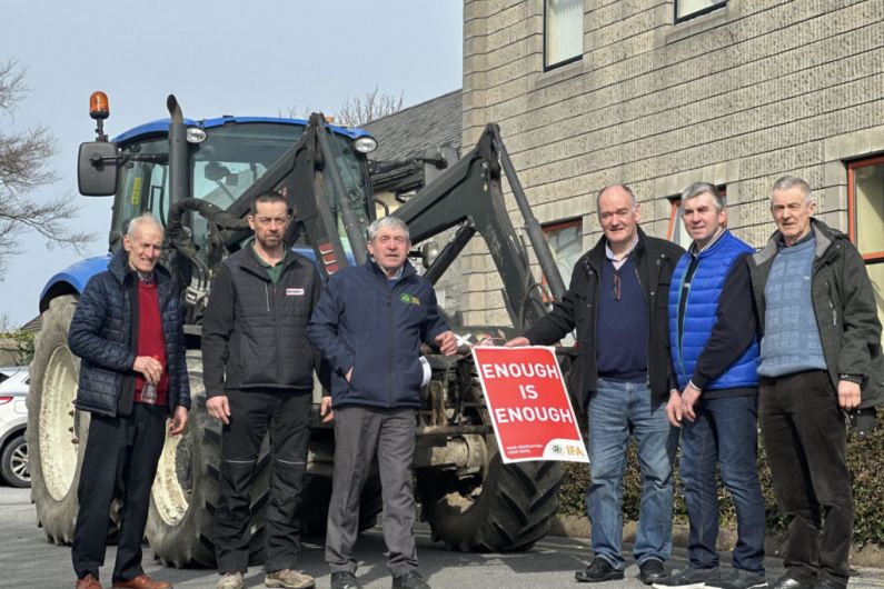 Farmers protest as council meeting gets underway