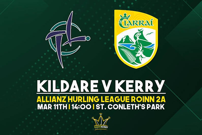 Kerry away to table-topping Kildare in the Allianz Hurling League