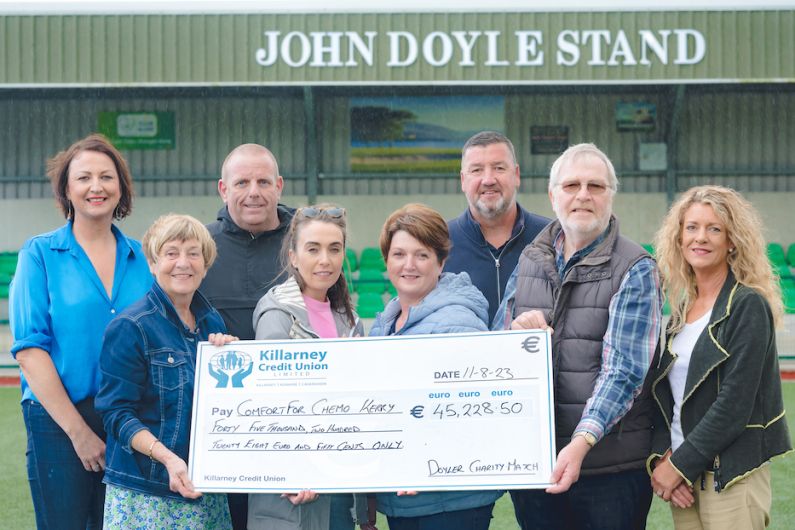 Over €45,000 raised for Comfort for Chemo Kerry at Killarney fundraiser