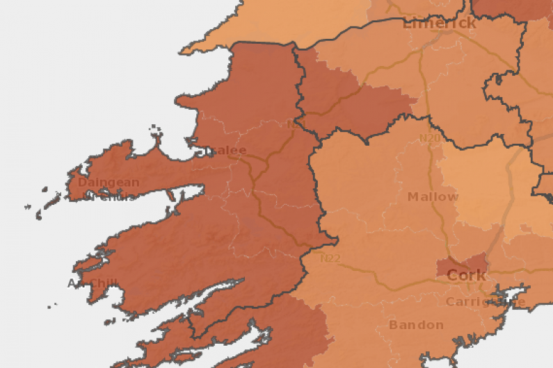 Five out of six Kerry LEAs with COVID rates above national average