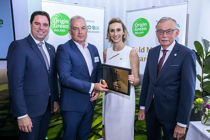 Lee Strand awarded gold membership at Origin Green 2022 Awards