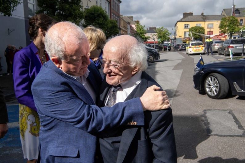 President says he is deeply grateful for being honoured at Listowel Writers’ Week