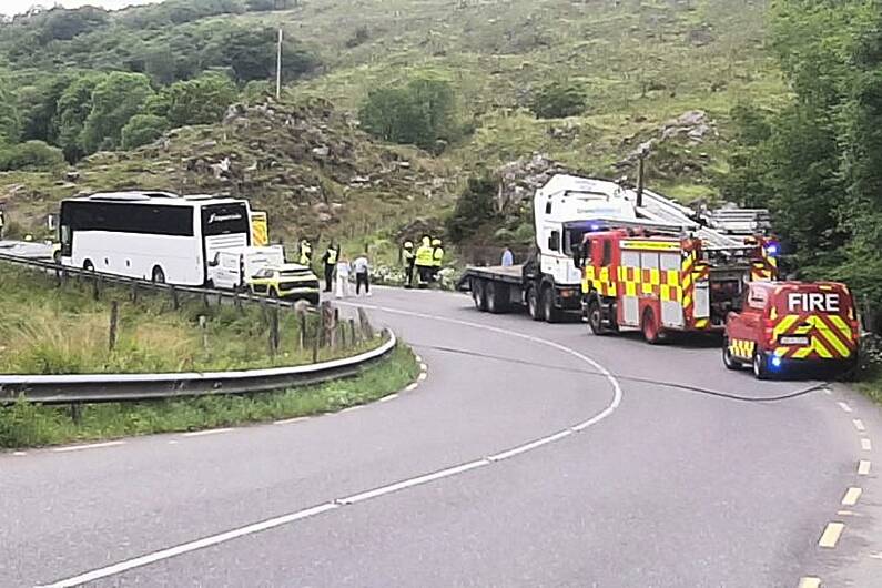 Emergency services remain at scene of road traffic collision in South Kerry
