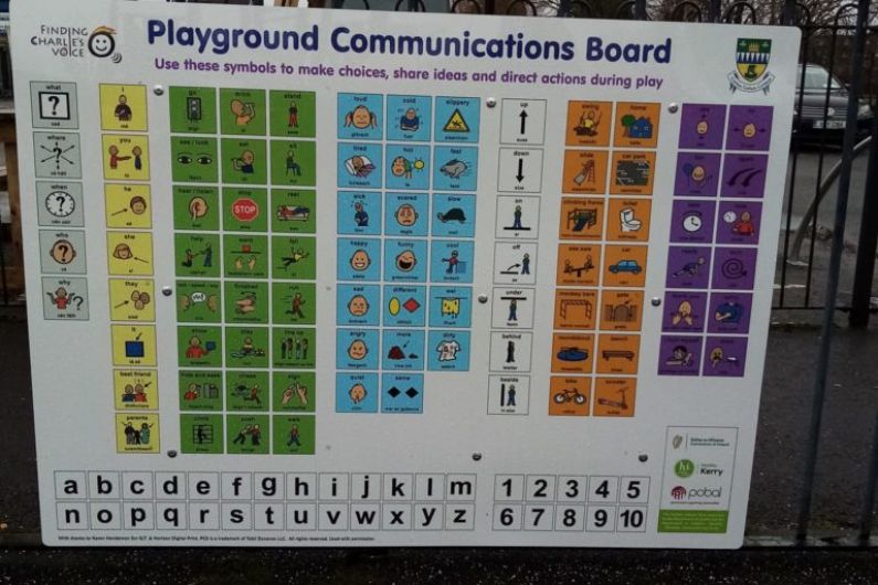 Playground communication board replaced by KCC after alleged vandalism