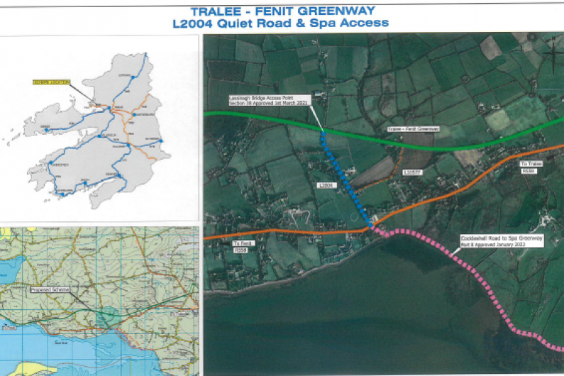 Tralee councillors vote in favour of establishment of quiet road along Tralee-Fenit greenway