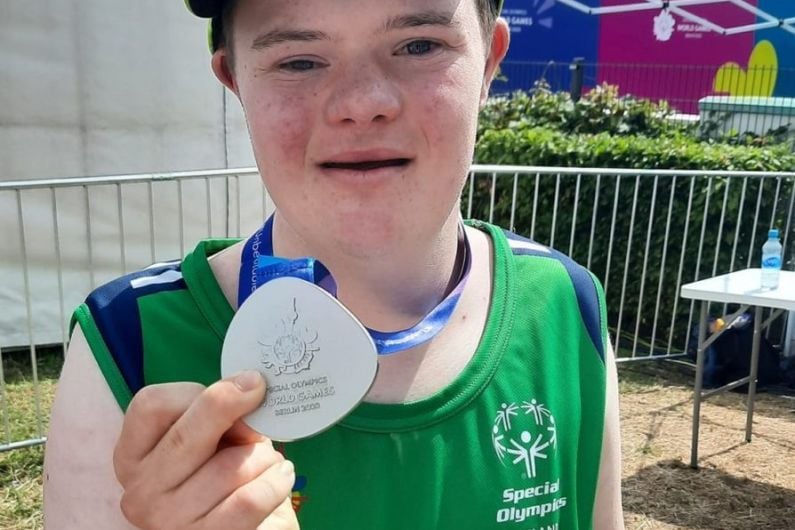 Waterville teenager wins silver medal in the Special Olympics