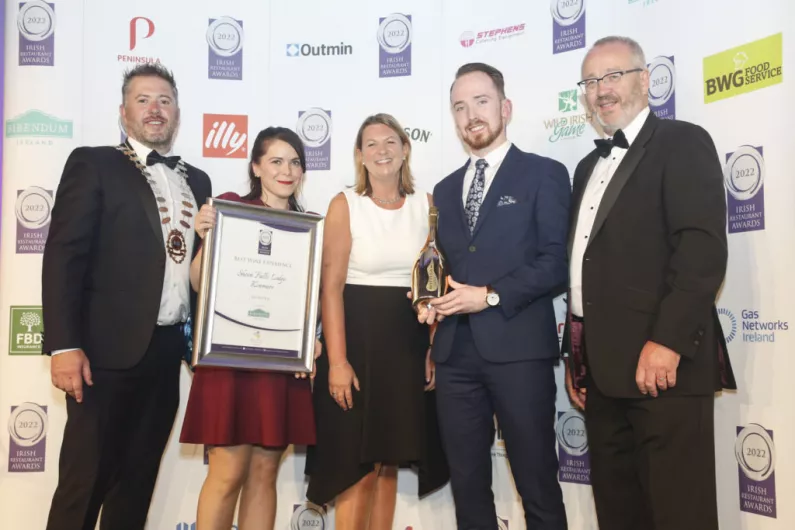 Three Kerry businesses honoured at All Ireland Irish Restaurant Awards
