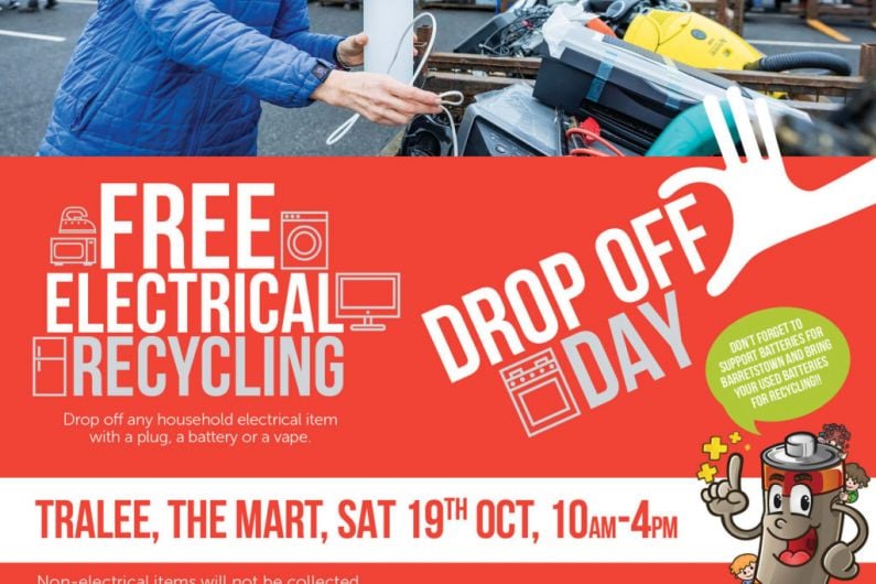 Free recycling drop-off event will take place in Tralee