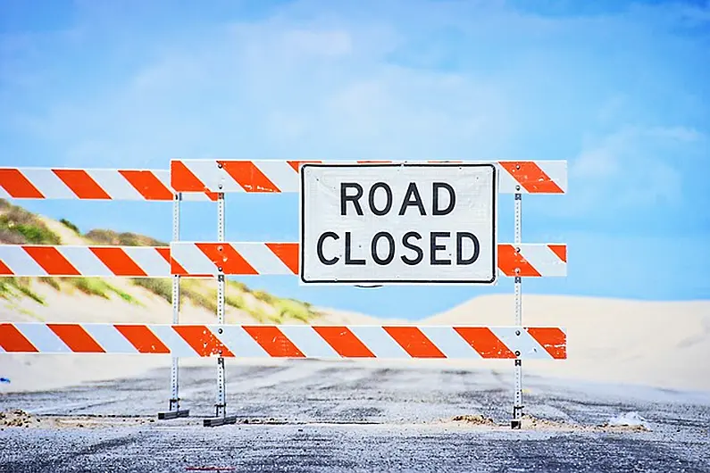 Listowel road closed following crash