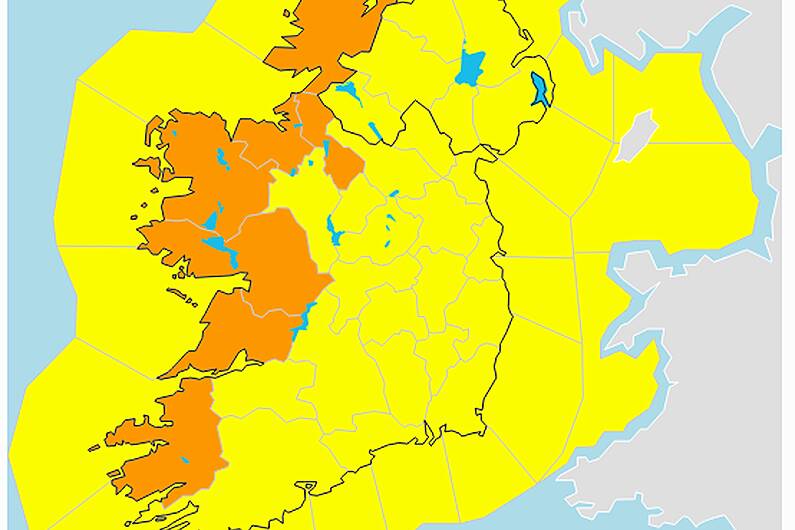 Status orange warning issued for Kerry