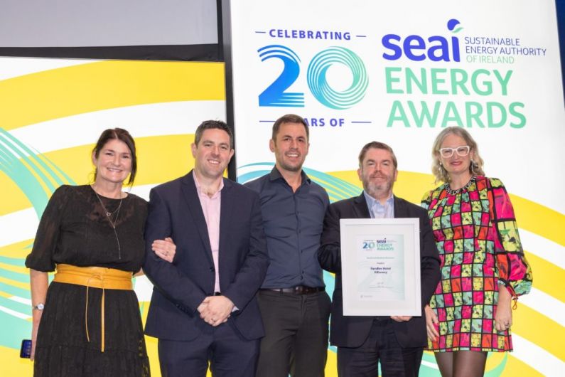 Kerry hotel shortlisted for a Sustainable Energy Authority of Ireland award