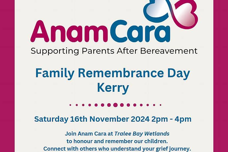 Anam Cara hosting family remembrance event in Kerry today