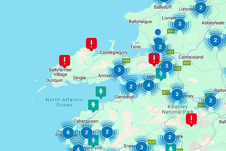 More than 4,000 customers without power this evening