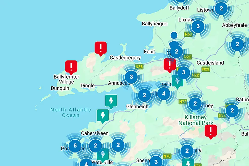 ESB Networks to work into the night as almost 20,000 remain without power in Kerry