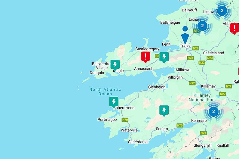 Over 600 customers without power in Kerry