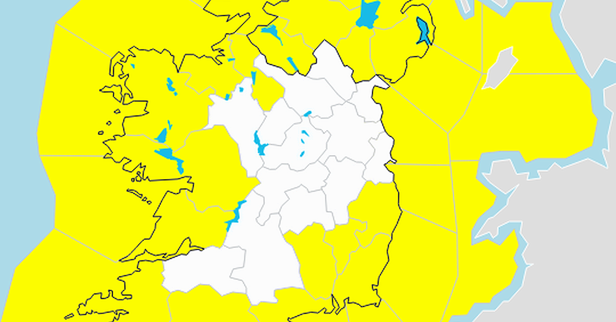 Kerry under wind warning while Met Éireann issue status yellow warning for tomorrow