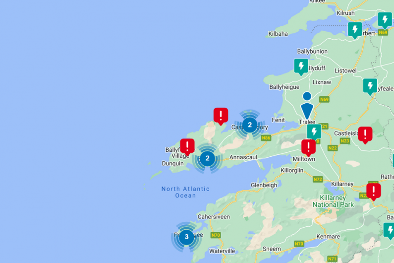 Over 1000 customers affected by power outages in Kerry