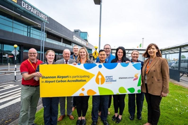 Shannon Airport awarded Level 2 Carbon Accreditation in ACA programme