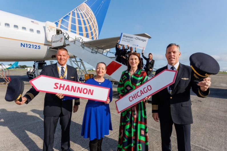 Shannon Airport&rsquo;s new Chicago service has begun