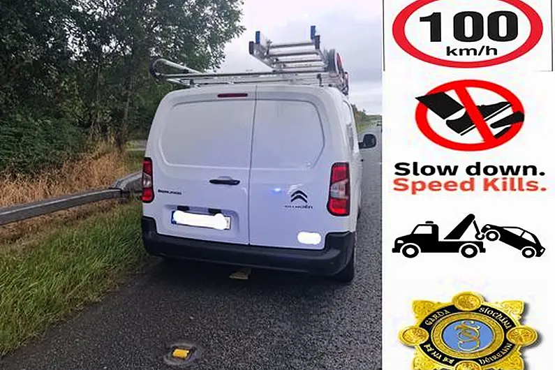 Unaccompanied Kerry learner driver caught speeding and driving uninsured