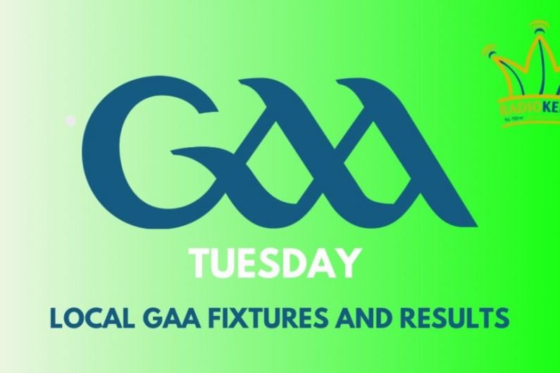 Tuesday local GAA fixtures and results
