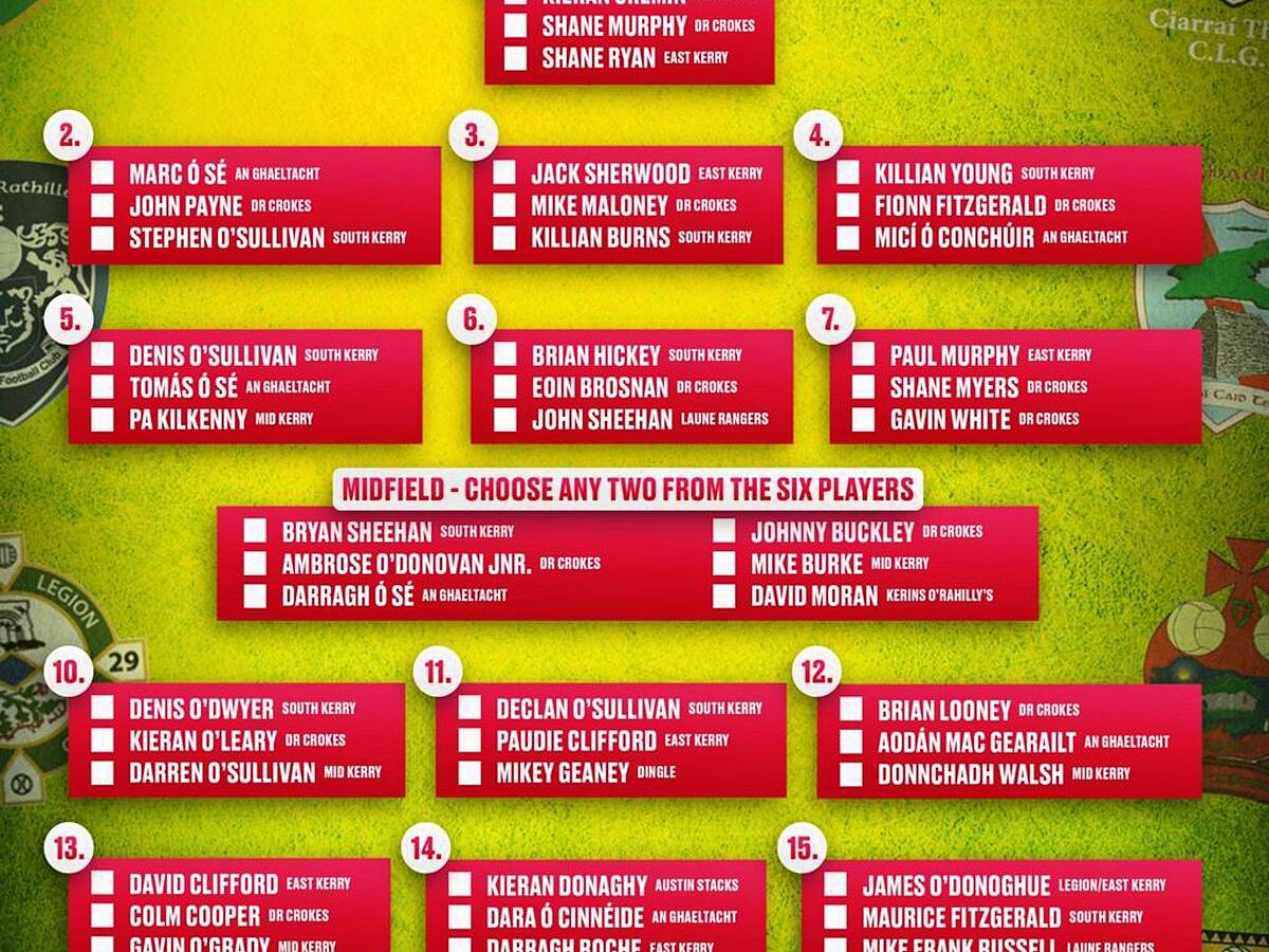 County League Fixtures 2023 – Dingle GAA