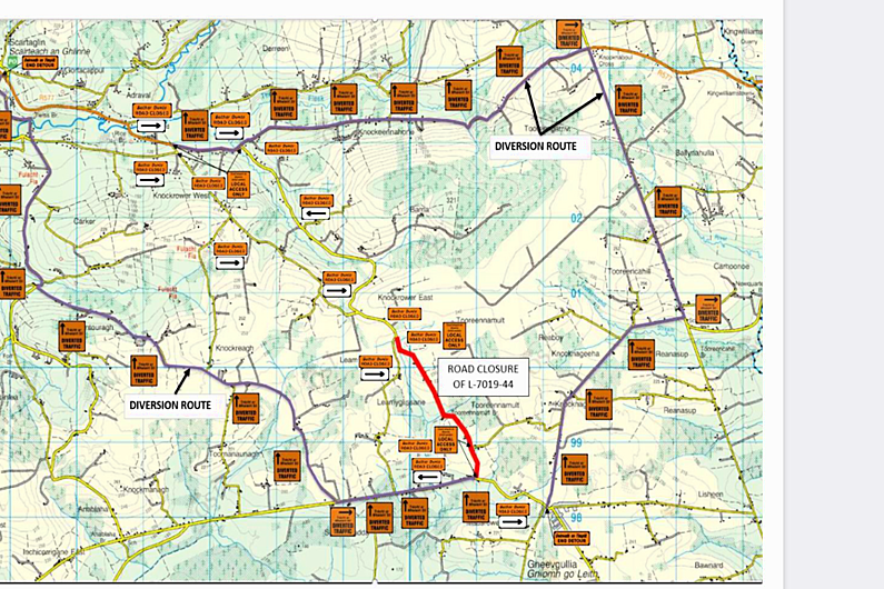 Council hopes to start works on closed East Kerry road within fortnight