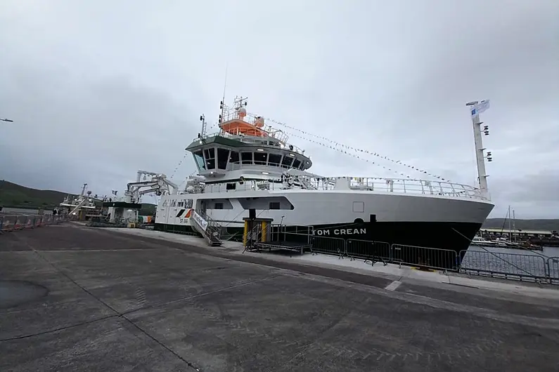RV Tom Crean to travel past Annascaul this afternoon