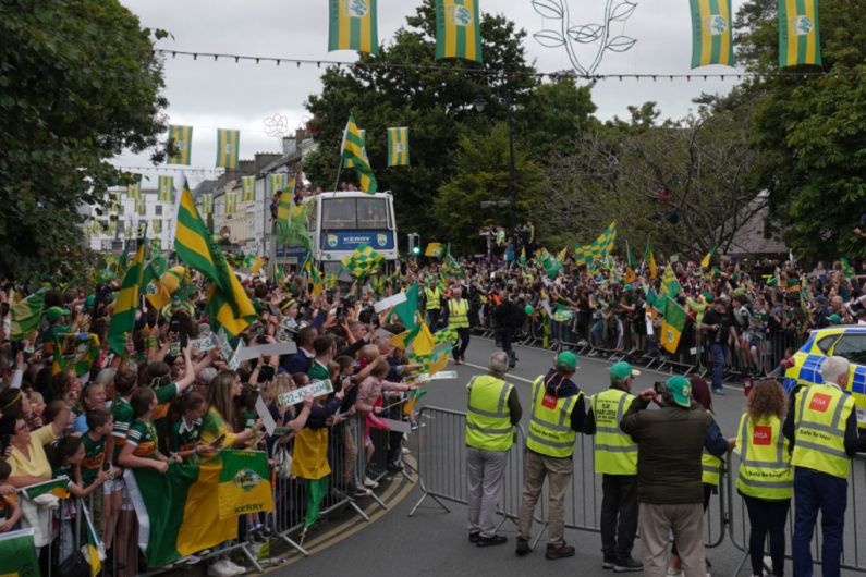 Victorious Kerry team arrive home