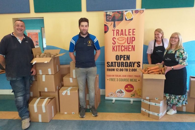 BioAtlantis donates fresh organic vegetables to Tralee Soup Kitchen