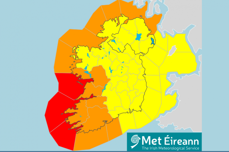 Kerry could be upgraded to level red warning as Storm Barra approaches