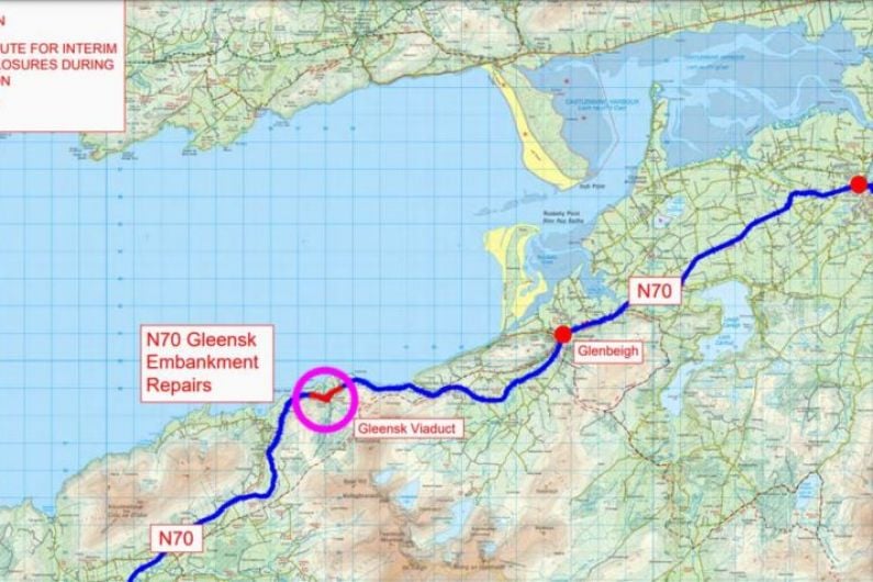 Section of N70 Ring of Kerry Road to stay open this weekend
