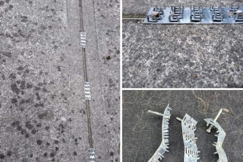 Shock expressed after upright spikes found nailed on Listowel footpath