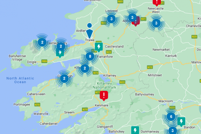 Power outages across Kerry