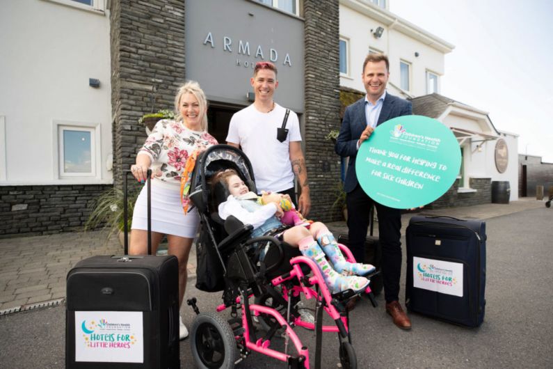 Young Killarney girl helps launch initiative for Children’s Health Foundation