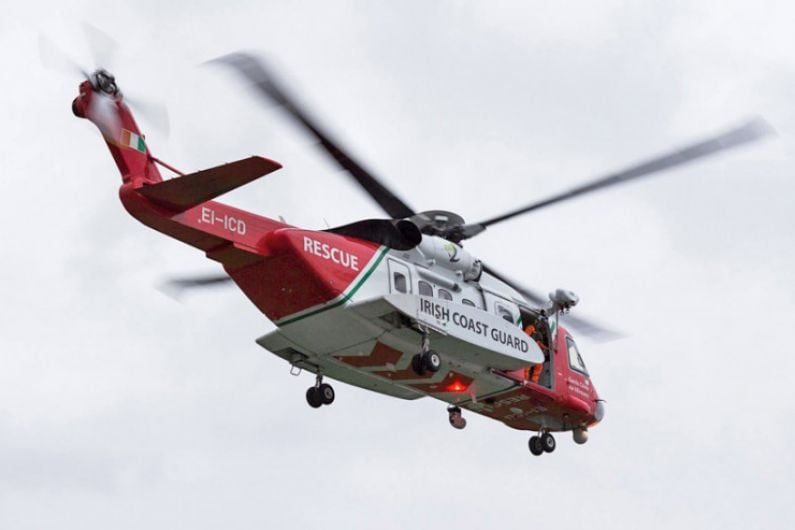 Rescue helicopter comes to the aid of Dingle man following farm accident this afternoon