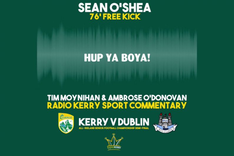 Sean O'Shea Free Kick | Radio Kerry Commentary