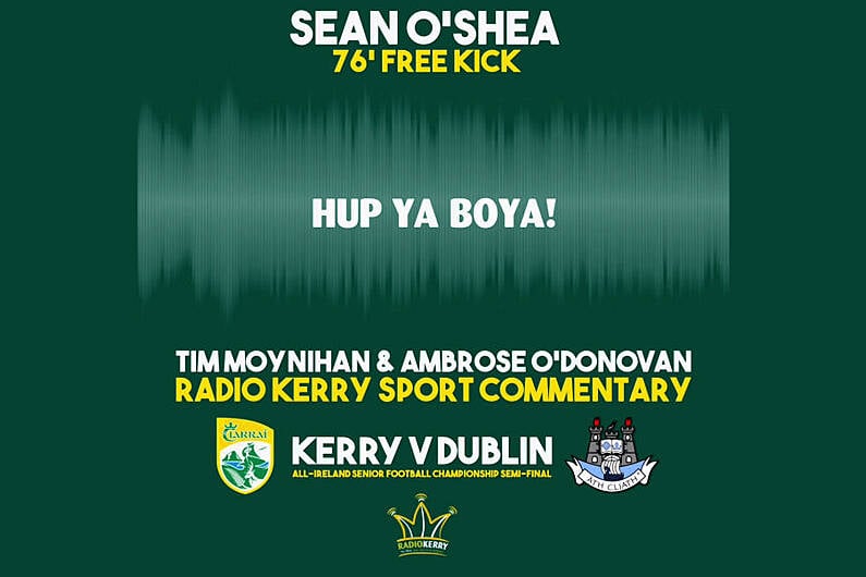 Sean O'Shea Free Kick | Radio Kerry Commentary