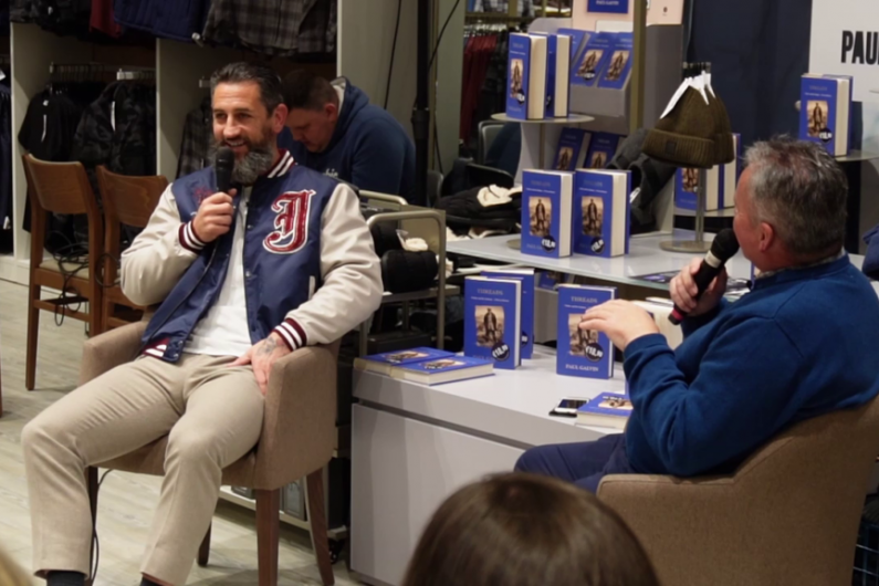 Paul Galvin interview at the launch of his new book Threads in Dunnes Stores Tralee