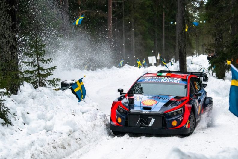 Breen remains in contention at Rally Sweden