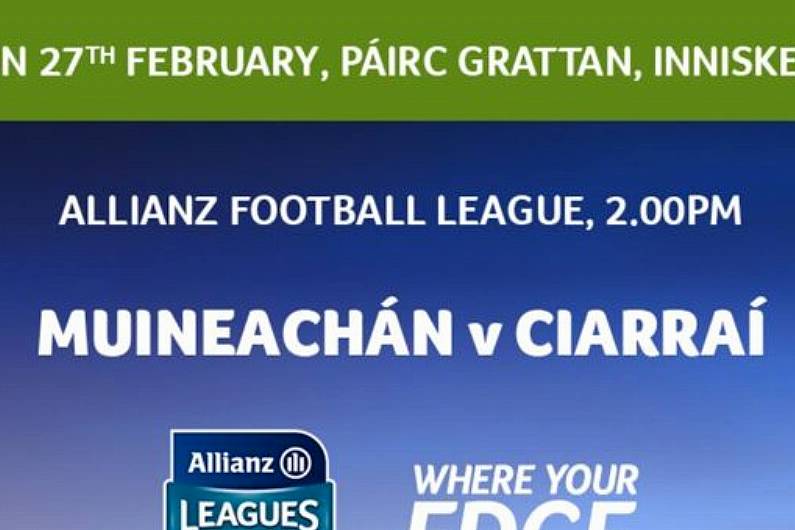 Away tie for Kingdom this afternoon in Allianz Football League