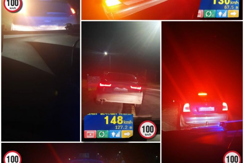 Learner driver travelling at nearly 160 km/h on the N69