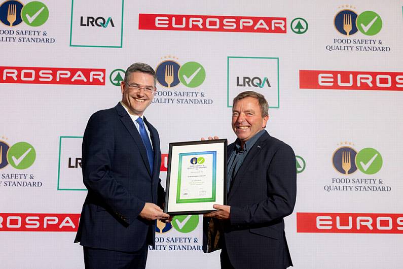 Kerry EUROSPAR presented with Food Safety and Quality Award