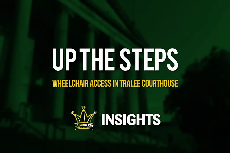 Up the Steps - Access to Tralee Courthouse