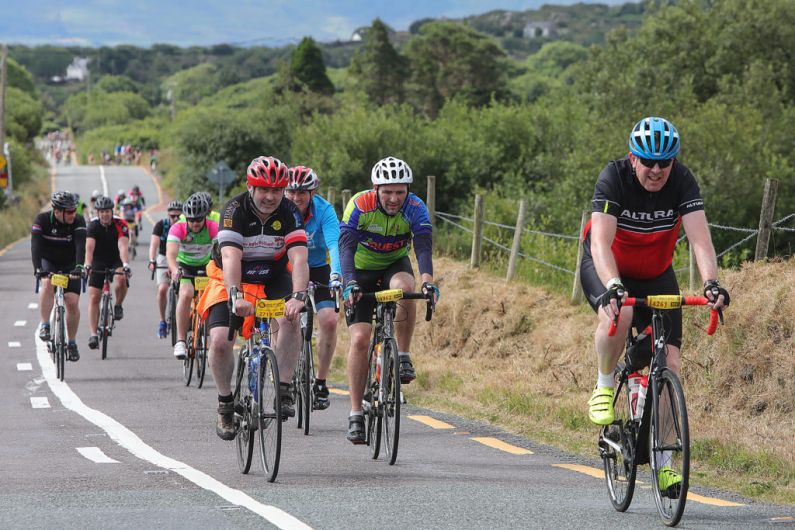 Smiles and high fives at Ring of Kerry finish line