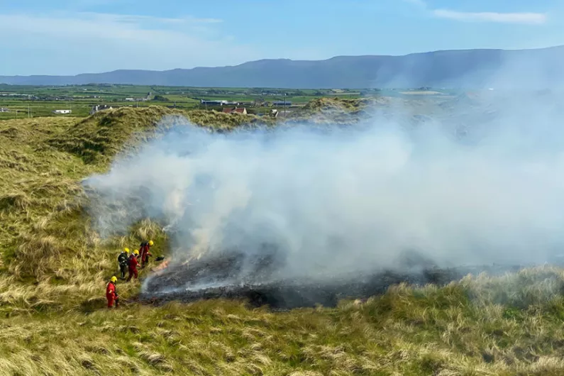 Claims fire on Banna sand dunes put lives, wildlife and property at risk