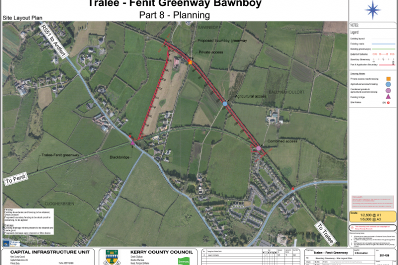 Kerry County Council declines to comment on reasons for proposed Tralee-Fenit greenway diversion