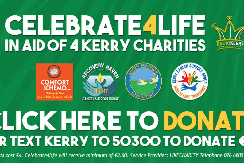 Celebrate4Life aims to help four Kerry charities